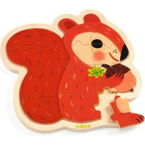 Wooden Squirrel Jigsaw Puzzle