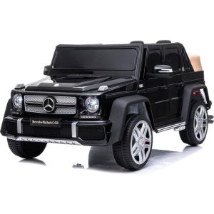 24V Mercedes G-Wagon 1-Seater Kids Ride-On Car with Remote Control - Black