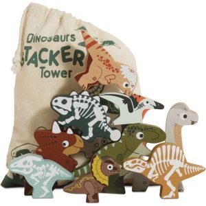 Jurassic Stacking Dinosaurs & Bag