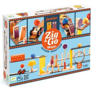 Zig & Go Junior Magic 42 Piece Chain Reaction Construction Set
