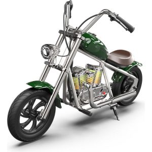 Hyper Gogo Challenger 12 Plus Kids Motorcycle with App - Green