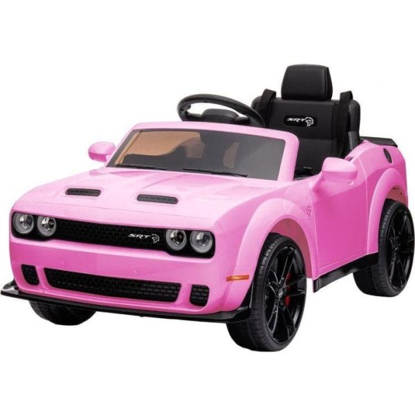 best-ride-on-cars-outdoor-dodge-challenger-12v-ride-on-car-pink-30718339186775_720x-2