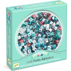 Jewelry Making Alphabet Beads - Silver