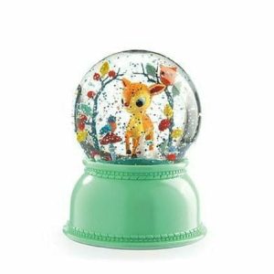 Fawn Snow Globe Night Light