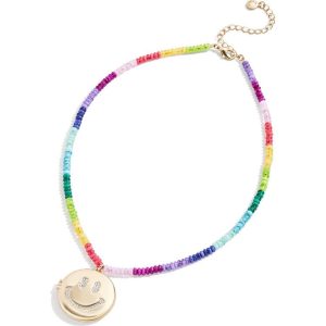 Kid's Locket Necklace - Smiley