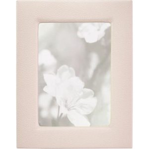 5" x 7" Leather Studio Frame - Light Pink