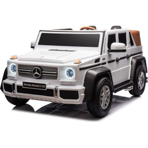 Mercedes G-Wagon Maybach 24V 2-Seater Ride on Car - White