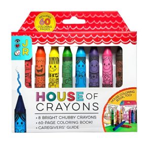 House of Crayons with Coloring Book