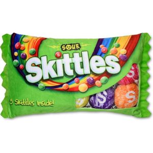 Sour Skittles Candy Pillow Set