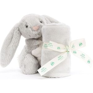 Bashful Bunny Soother - Silver