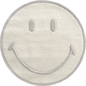 Smiley Rug - White - Small