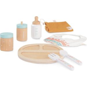 Doll Wooden Feeding Set