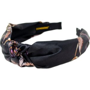 Silk Knot Headband - Black